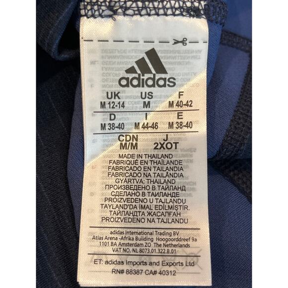 Adidas NEW Mens Game Mode Training Hoodie Medium Navy Blue - Picture 5 of 9